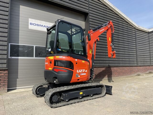 Kubota U27 hi-spec mini excavator NEW €580 LEASE KUBOTA U27 hi-spec minigraver NIEUW €580 LEASE