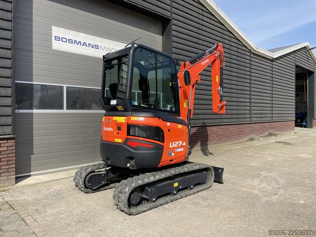 Kubota U27 hi-spec mini excavator NEW €580 LEASE KUBOTA U27 hi-spec minigraver NIEUW €580 LEASE