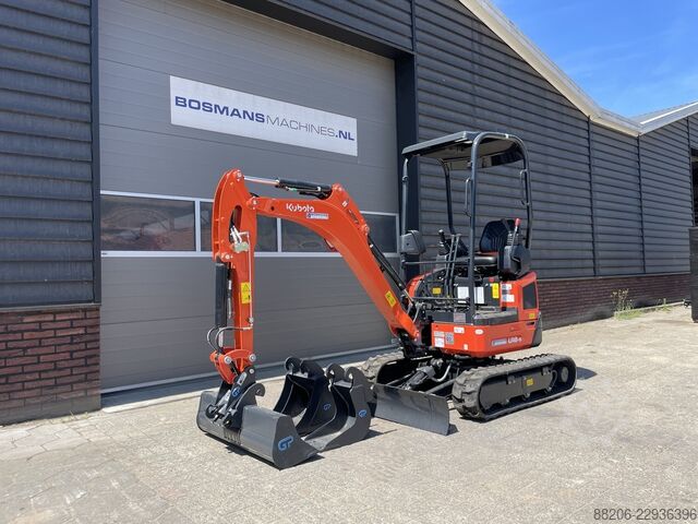 Kubota U18-5 HI mini excavator NEW €395 LEASE KUBOTA U18-5 HI minigraver NIEUW €395 LEASE