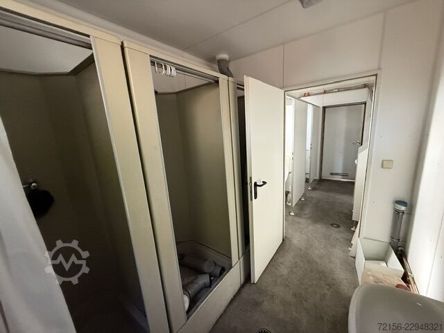 Living container, office container, WC container Container Containeranlage Bürocontainer WC+Dusche