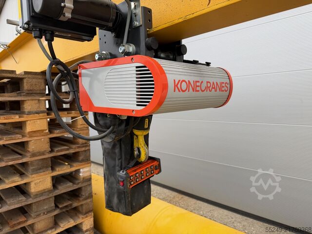 Pillar slewing crane 7.5 x 5 m, 1250 kg. Konecranes Säulenschwenkkran 7,5 x 5 m. 1250 kg.