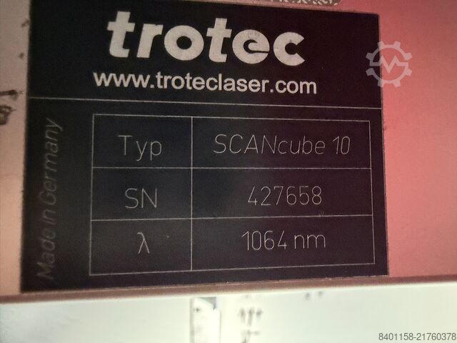 Industrial laser marking machines Trotec Speedmarker 1300 20 Watt/SM1300 SZ SX SY
