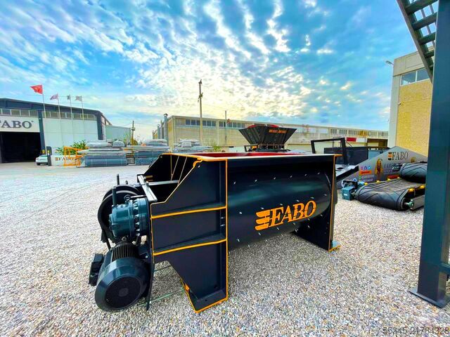 Concrete mixer FABO TWIN SHAFT CONCRETE MIXER TWS 02 TWIN SHAFT CONCRETE MIXER
