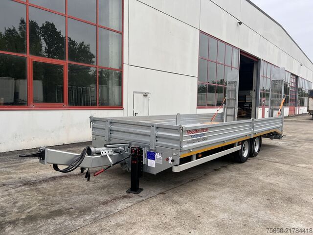 Low loader trailer Möslein TTT 11- 7,28  Neuer Tandemtieflader, 7,28 m Ladefläche