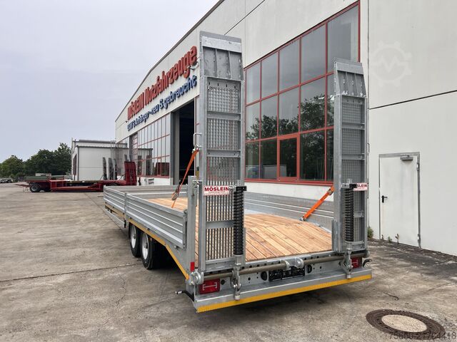 Low loader trailer Möslein TTT 11- 7,28  Neuer Tandemtieflader, 7,28 m Ladefläche