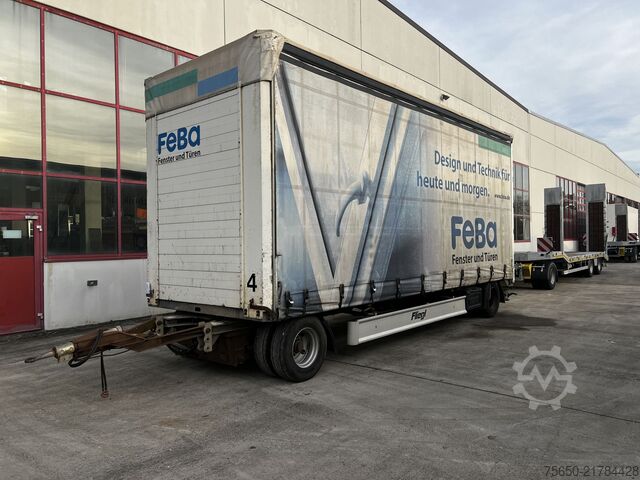 Open trailer with tarp Fliegl ZPS180  2 Achs Jumbo-Planenanhänger
