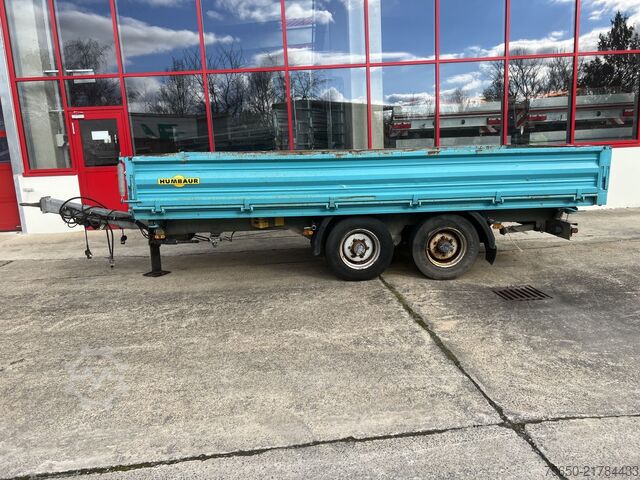Tipper trailer Humbaur HTK 10 50 24  Tandem Kipper- Tieflader
