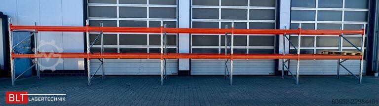 Heavy-duty shelf ca. 100,16 lfm. Palettenregale H: 250 cm Fachlast: 3000 kg , 324 Palettenplätze