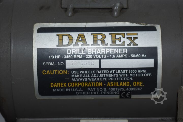 Drill grinder DAREX Bohrerschleifmaschine 1/3 HP Typ M-5