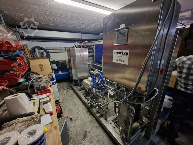 Flash pasteurizer (KZE) / Pasteurizer fruittech KZE500 E beer B