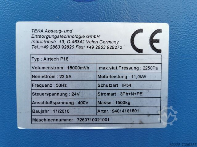 Entstaubung, Belüftung TEKA TEKA AIRTECH P18