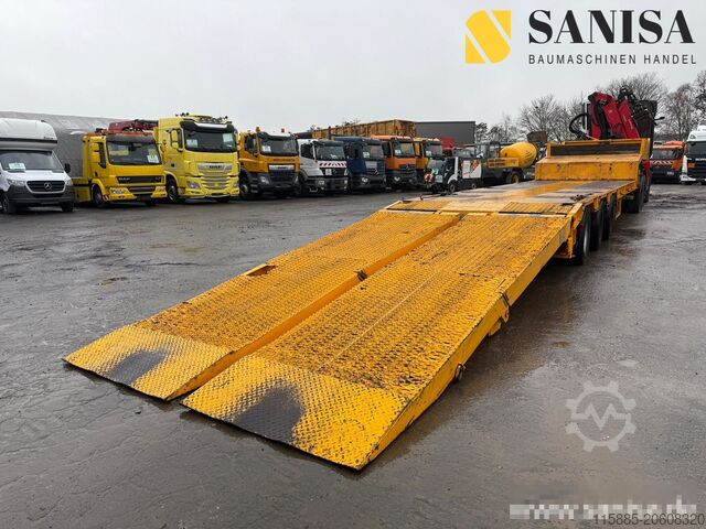Low loader semi-trailer Goldhofer STZ L3 35/80/Seilwinde/Extendable 5,40 M