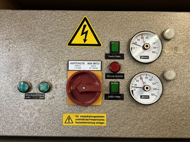 Veneer press Joos HP 70