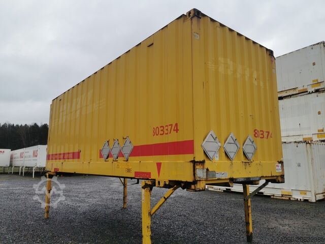 Swap box Krone Wechselkoffer mit Rolltor 7,45 m kranbar