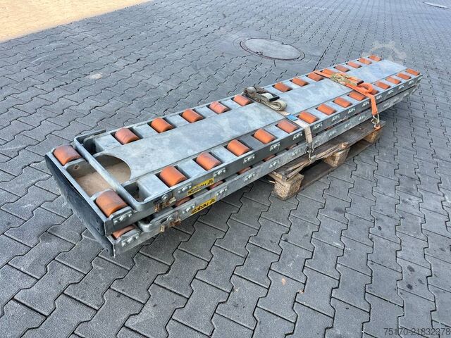 Stabau roller track fork shoes with rollers / 4 tons 2016 Stabau Rollenschienen Gabelschuhe mit Rollen / 4 to 2016
