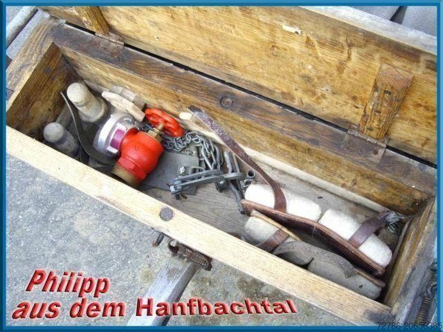 Sonstige Other Feuerwehr Anhanger aus Holz von 1930