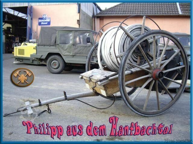 Sonstige Other Feuerwehr Anhanger aus Holz von 1930