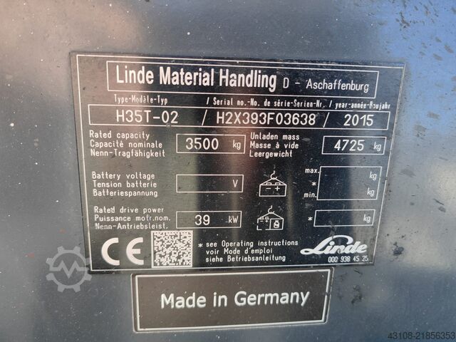 Gabelstapler Linde H35T-02 EVO