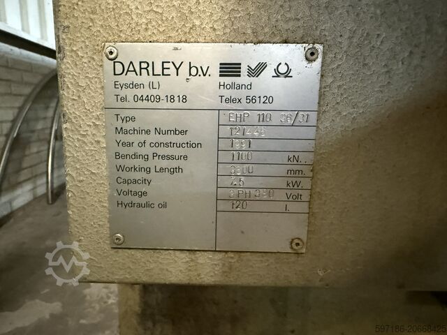 Abkantpresse DARLEY EHP 110 36/31