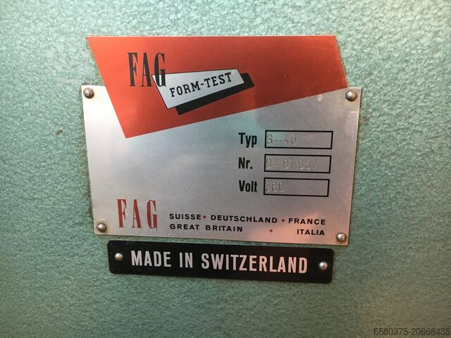 Letterpress machine FAG S-40