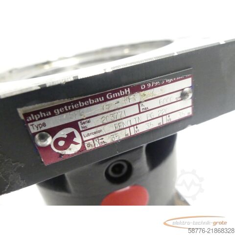 Control unit Alpha Getriebebau Alpha SPG 75-MF1-7 Getriebe SN: 203771 - 6000 rpm