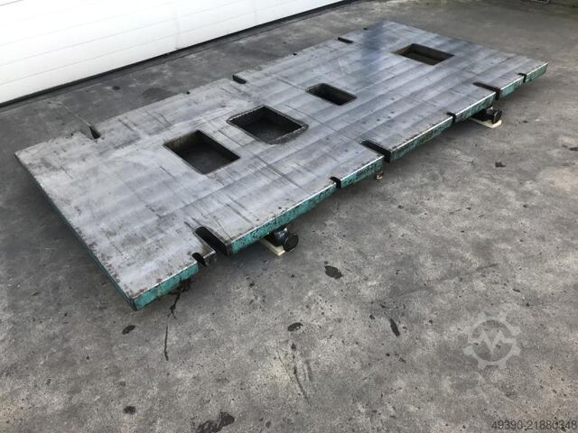 Straightening and welding plate made of steel, solid material; machined steel plate from a tool stee  2980 x 1380 x 74
