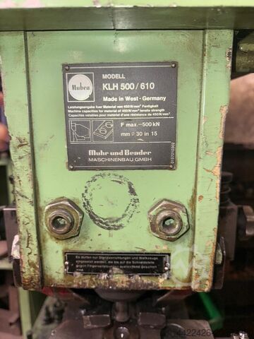 Lochstanzmaschine Mubea KLH 500 / 610