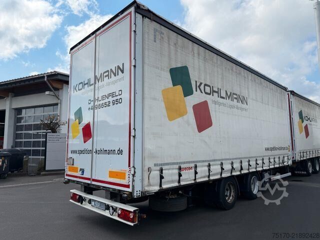 Sliding tarpaulins Wecon APZ 218 BPW Achsen Schiebeverdeck