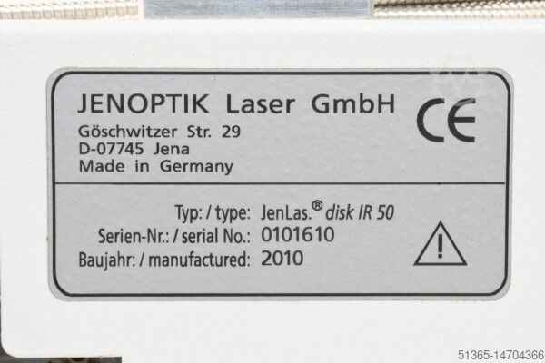 Disk laser JENOPTIK IR50