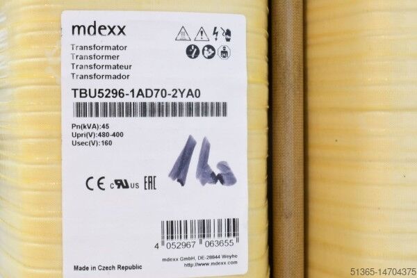 Transformer mdexx TBU5296-1AD70-2YA0
