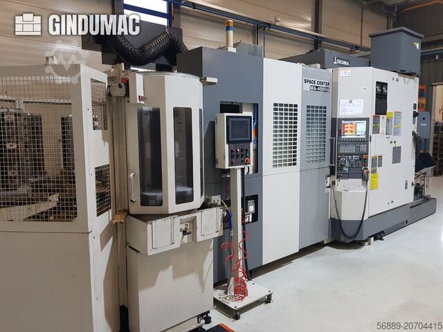 Horizontal-Bearbeitungszentrum Okuma MA-400HA + 6APC