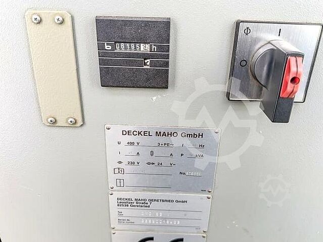 Vertical machining center Deckel Maho DMC 63V