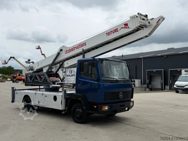 Crane truck Mercedes-Benz 814 + KLAAS 28M/500KG