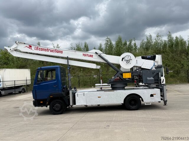 Crane truck Mercedes-Benz 814 + KLAAS 28M/500KG