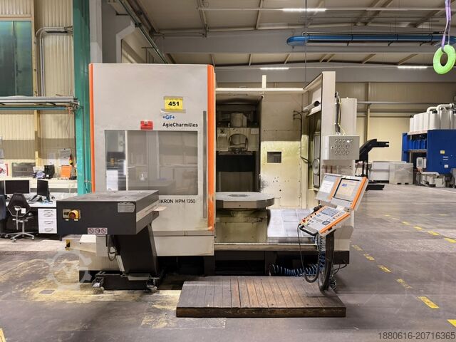 5-Achs-Bearbeitungszentrum +GF+ MIKRON HPM 1350U