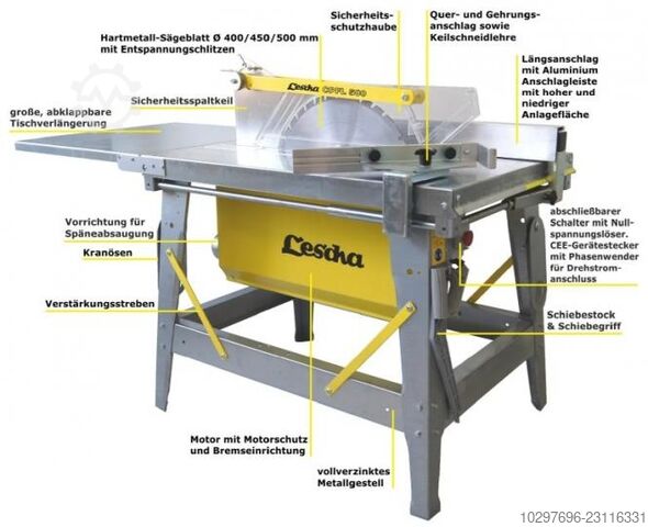 Construction circular saw Lescha CPFL 500, DS - 1 unit Sonstige 