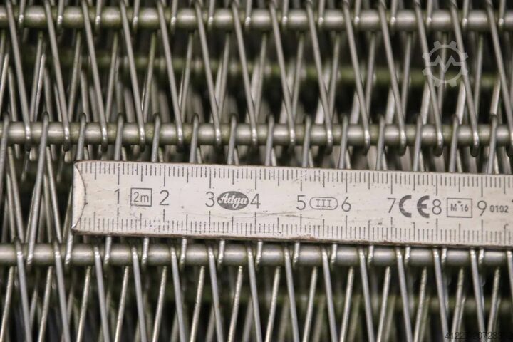 Förderbandgurt Gliedergurt Edelstahl 4 Rollen Costacurta VICO FLEX  Breite 460 mm