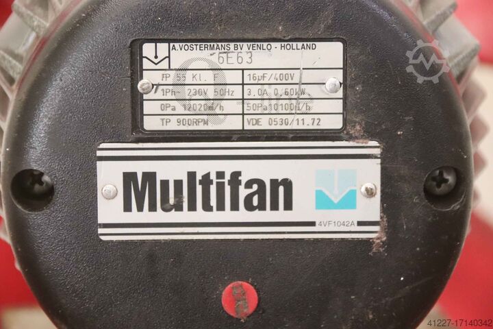 Axial fan 0.60 kW 900 rpm Multifan 6E63  Lüfterrad Ø 630 mm