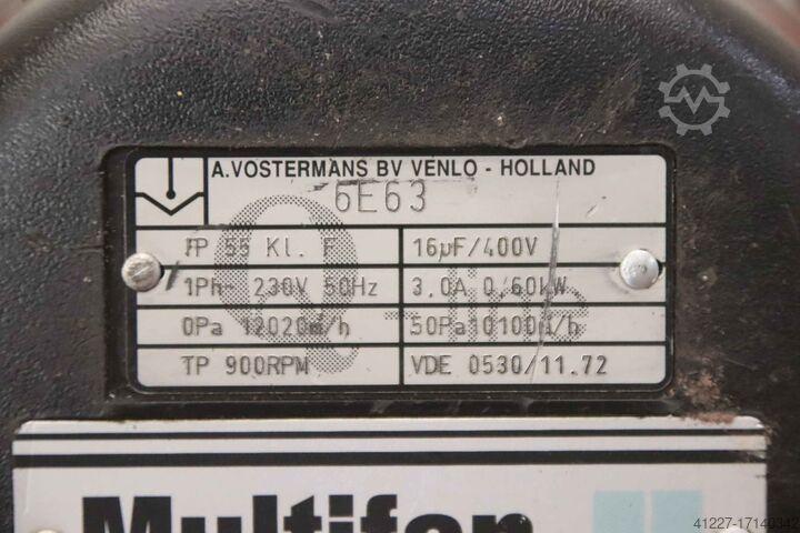 Axial fan 0.60 kW 900 rpm Multifan 6E63 Lüfterrad Ø 630 mm
