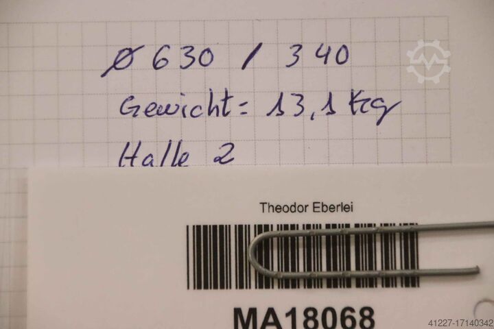 Axial fan 0.60 kW 900 rpm Multifan 6E63  Lüfterrad Ø 630 mm