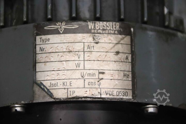 Centrifugal fan 0.55 kW 2820 rpm Bossler Lüfterrad Ø 260 mm