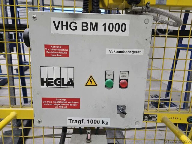 Saugheber mit Schutzgitter Hegla VHG EM 1000