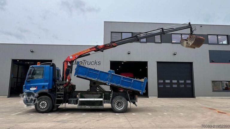 Tipper with crane DAF CF 85.360 (MANUAL GEARBOX / PALFINGER PK 12001 ...