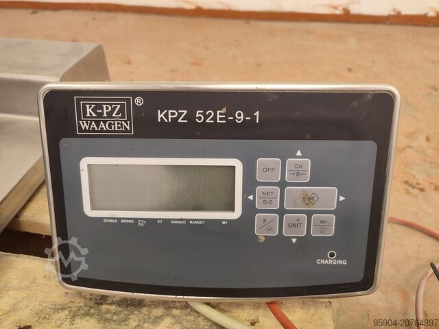 Bodenwaagen aus Edelstahl Floor Scales Stainless Steel with Ramp KPZ 52E-9-1