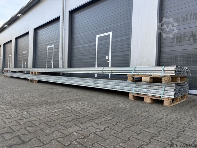 Hochregallager Palettenregalständer Bito PRO/ Profil: 100 x 76 x 2,25 mm / 12.400 x 1.100 mm