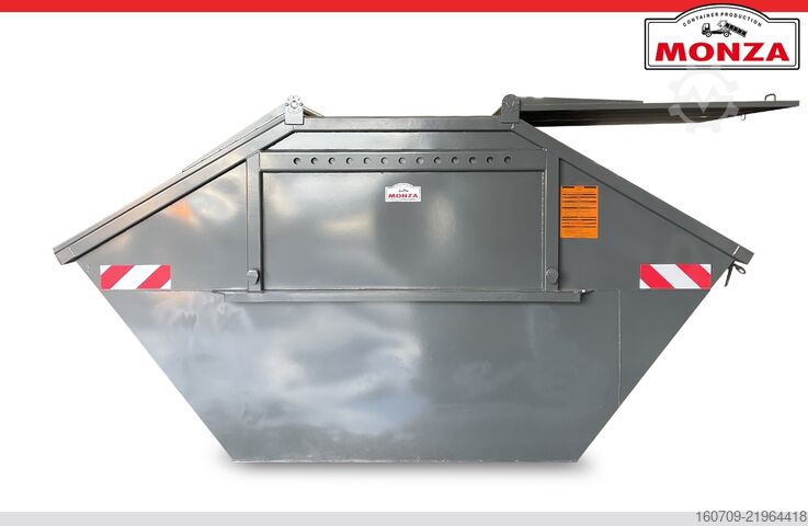 Skip container Monza 10 m³ - Absetzmulde - Stahldeckel