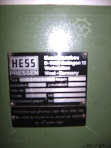 Korpuspresse Hess Express CASEY