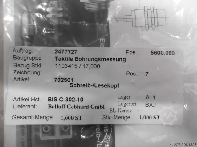 Write head/read head Balluff BIS C-302-10