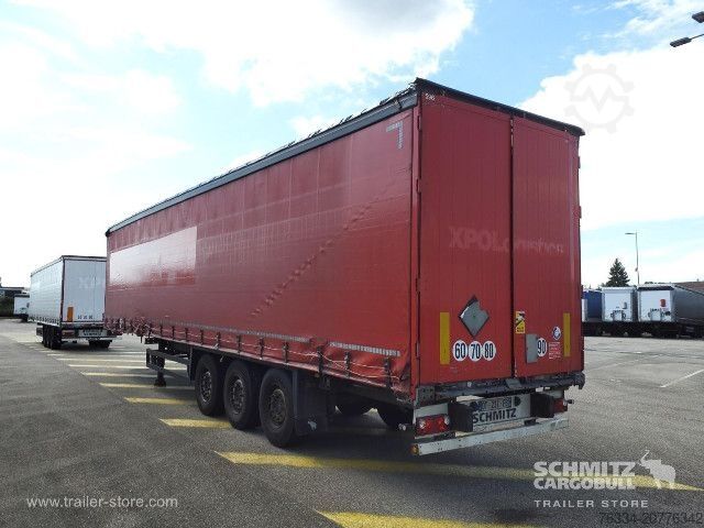 Open semitrailer with tarp Schmitz Cargobull Semitrailer Curtainsider Standard