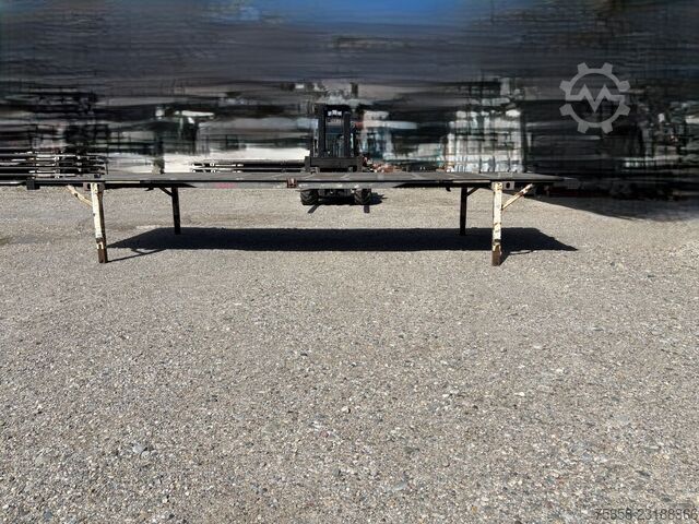 Swap body platform Wecon Verzinkte 7,82m Plattform niedrig 150 mm